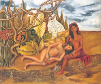Frida Kahlo : Two Nudes In A Forest